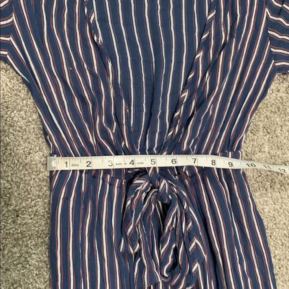 Abercrombie and Fitch Striped Knot Front Maxi Dress